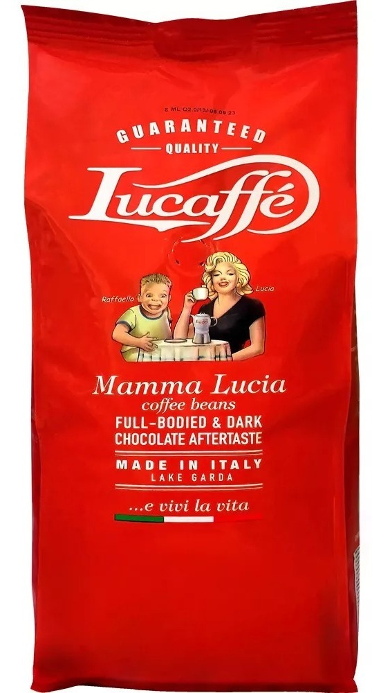 Café En Grano Entero Lucaffe Mamma Lucia 1kg 