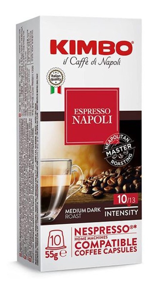 Cápsulas Kimbo 5 X 10 Espresso  Napoli Compatible Nespresso