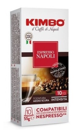 40 Cápsulas Kimbo  Espresso Mix (4x10) Compatibles Nespresso