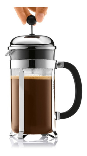 Cafetera Bodum Chambord Manual Chrome Prensa Francesa 1 Lt