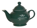 Tetera Té Ahmad Tea Porcelana Verde Con Infusor Acero Inox