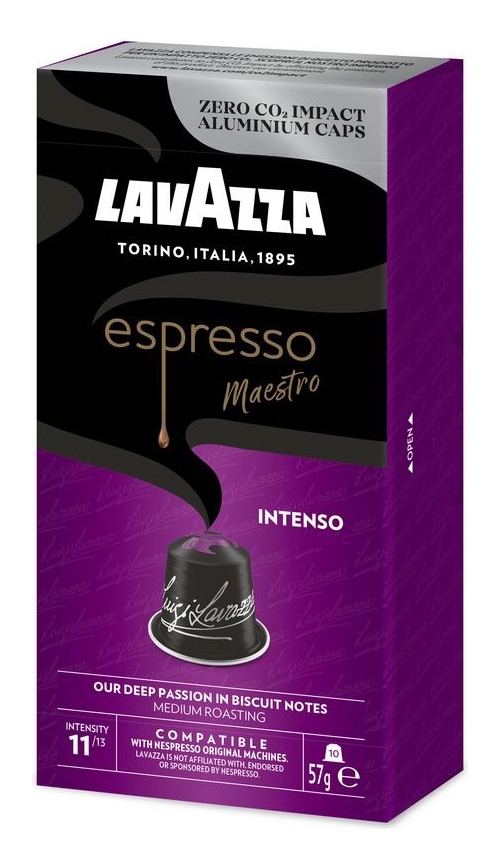 Cápsulas Café Lavazza Maestro Intenso  Espresso Compatible 