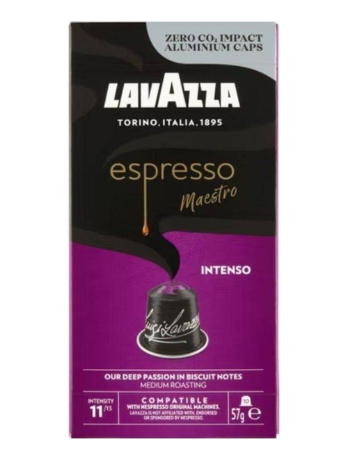 50 Cápsulas Café Lavazza Maestro Intenso Espresso Compatible