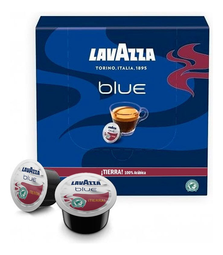 100x Cápsulas Café Espresso Lavazza Blue Tierra 100% Arábica