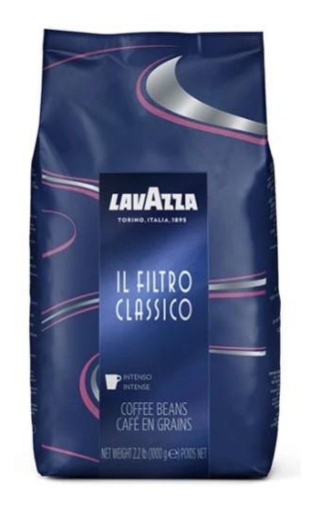 Pacx 2x Café Italiano Lavazza En Grano Filtro Clásico 1kg