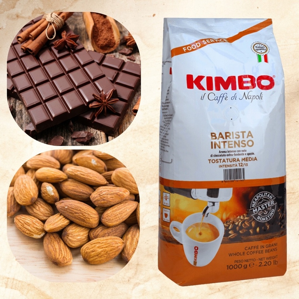 1kg Kimbo Barista Intenso Cafe En Grano Italiano Espresso 