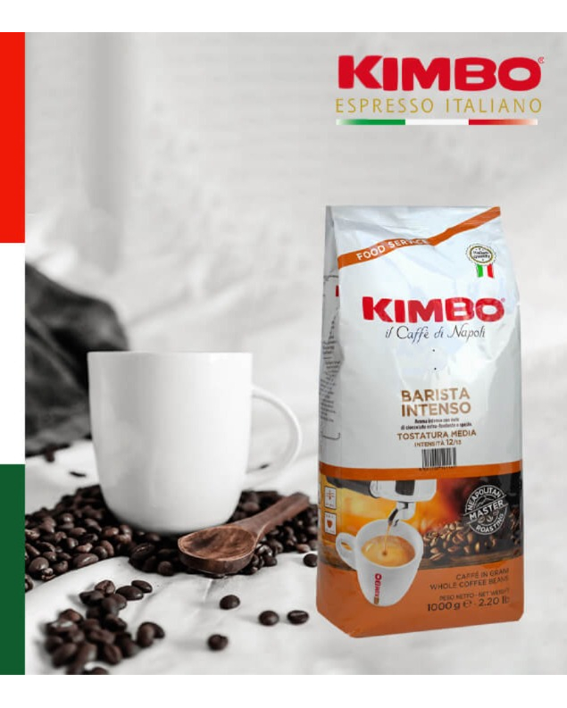 1kg Kimbo Barista Intenso Cafe En Grano Italiano Espresso 