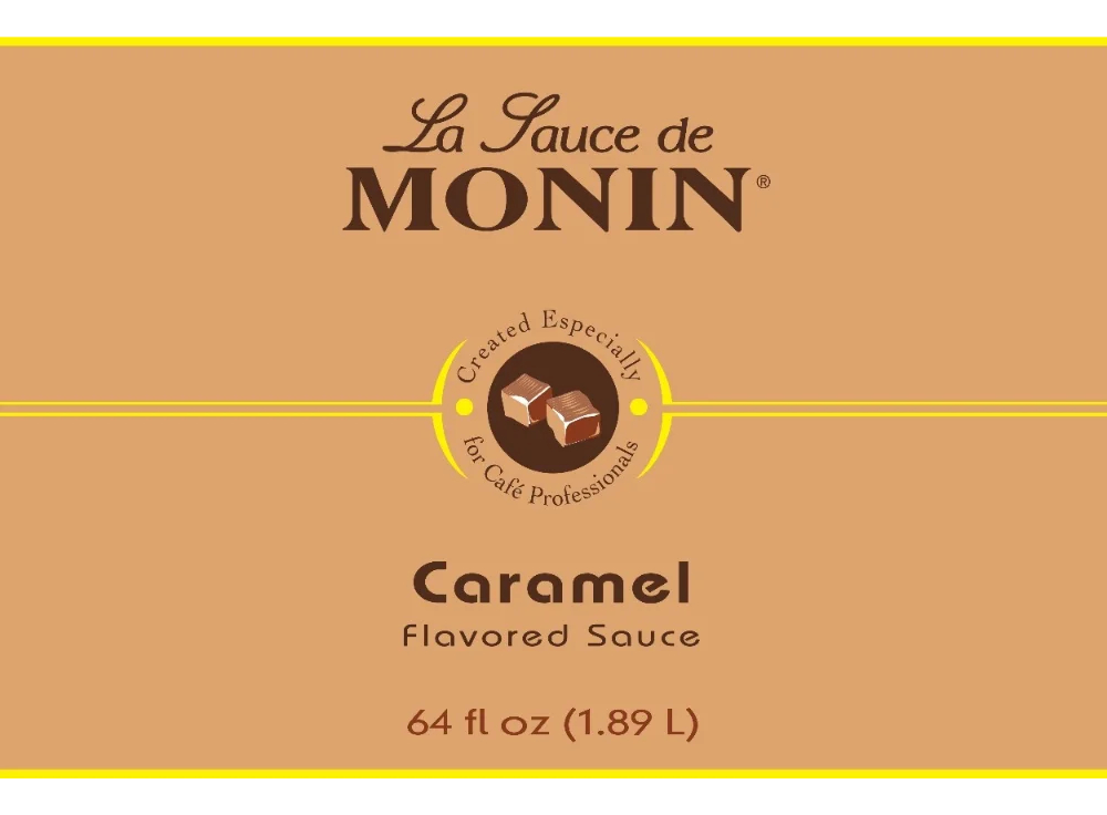 Salsa Caramelo Monin 1.89 Lt Postres, Café, Aperitivos Usa