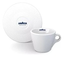 Taza Capuccino Lavazza Porcelana Blanco Premium
