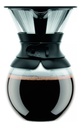 Cafetera Goteo con Filtro Bodum Pour Over Negra 1 Lt Negro Borosilicato
