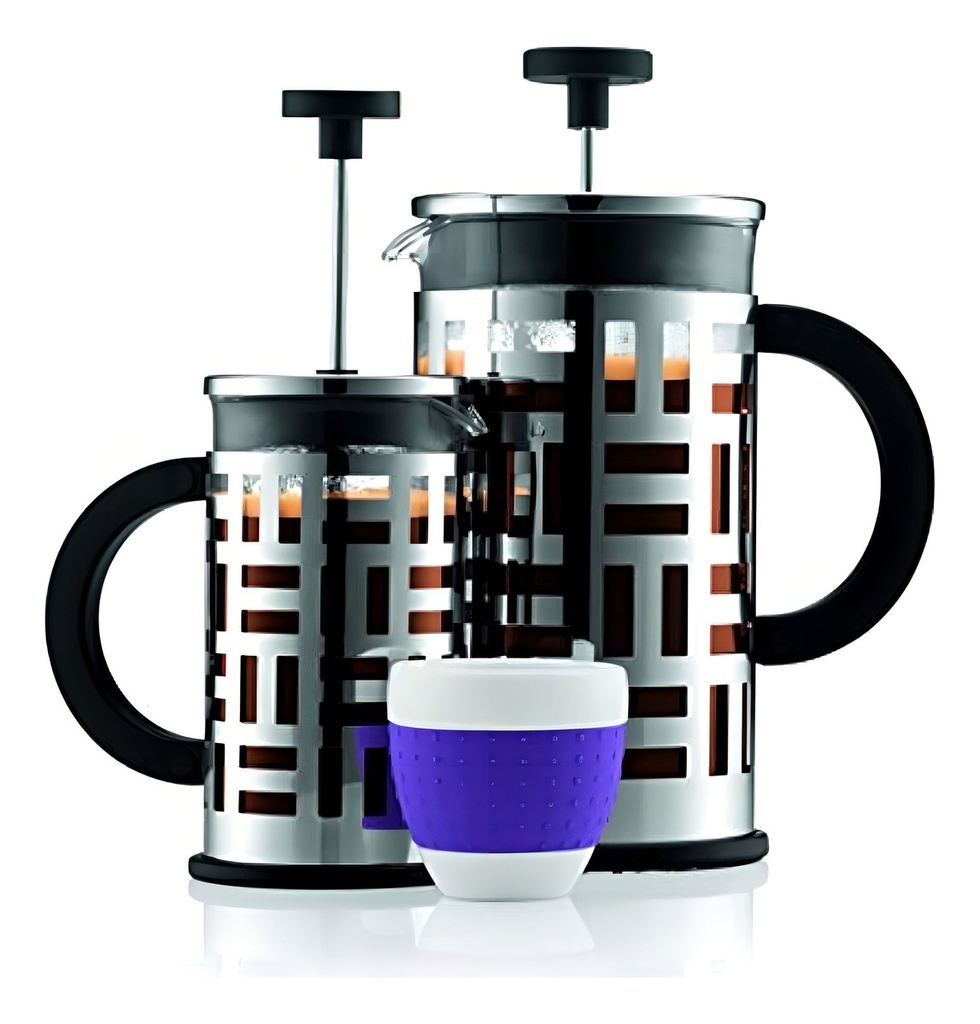 Cafetera Francesa Bodum Eileen 1 Lt Cromada Borosilicato
