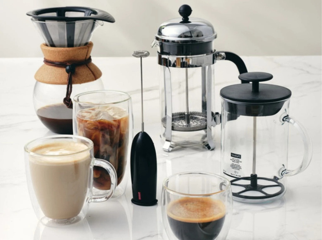 Cafetera Bodum Brazil 1543 Negra Prensa Francesa