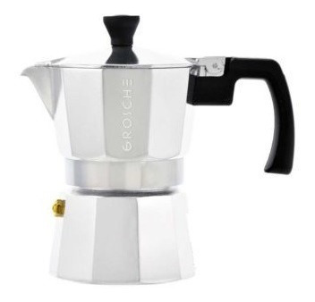 Cafetera Moka Grosche 3 Tazas Plateado