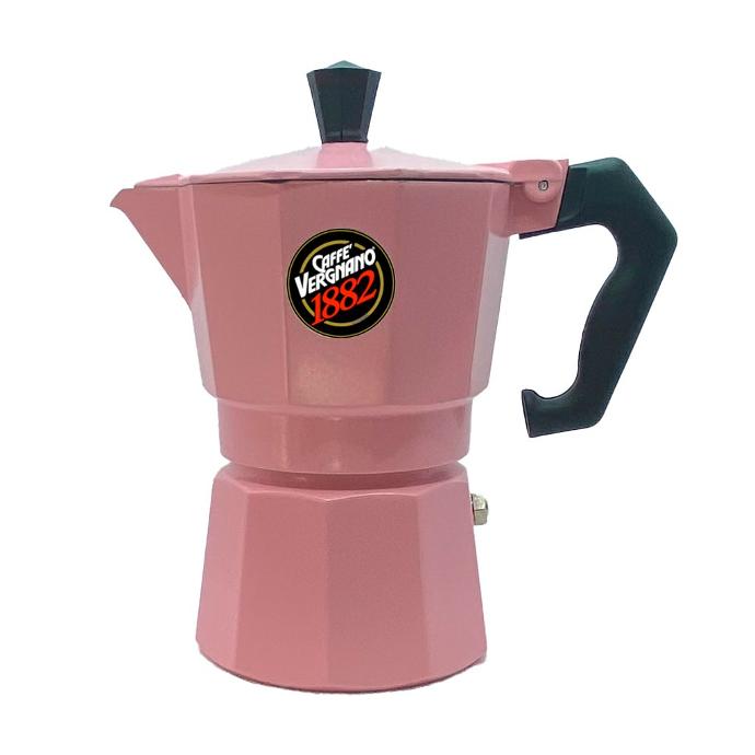 Cafetera Moka Vergnano Rosa