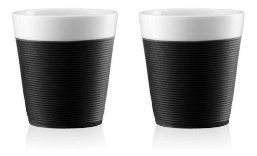 Set 2 Vasos  Bodum Capuccino Porcelana 300cc