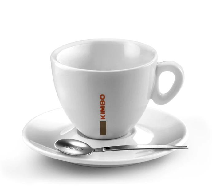 Taza Capuccino Grande Kimbo Porcelana Blanco 280cc