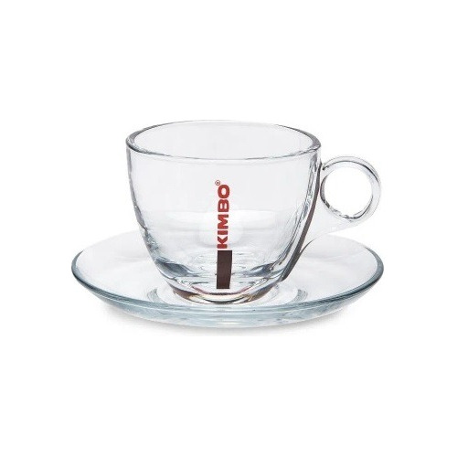 Taza Capuccino Kimbo Vidrio 180cc