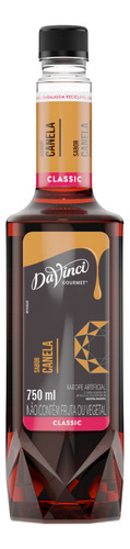 Syrup Jarabe Saborizante Da Vinci Gourmet 750ml - Canela