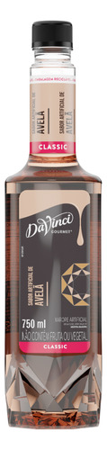 Syrup Jarabe Saborizante Da Vinci Gourmet 750ml - Avellana