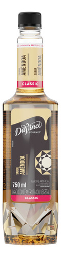 Syrup Jarabe Saborizante Da Vinci Gourmet 750ml - Almendra