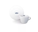 Taza Capuccino Lavazza Porcelana Blanco Premium