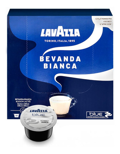 50x Cápsulas Leche en Polvo Bianca Lavazza Blue