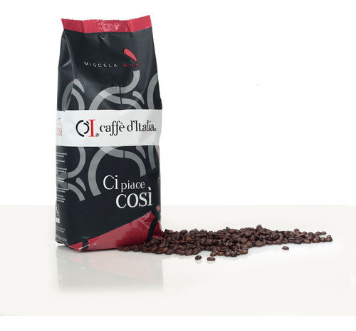 Café En Grano Caffe D'Italia Cipiace Cosi 70% Arábica 1kg