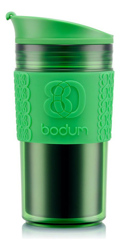 Mug Viaje Térmico Bodum Doble Pared Plástico 350cc Verde