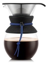 Cafetera Filtro Chemex Bodum Pour Over Negra 1 Lt Azul