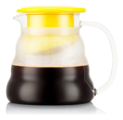 Jarra Infusiones Te Bodum Melior Amarillo 600cc Borosilicato