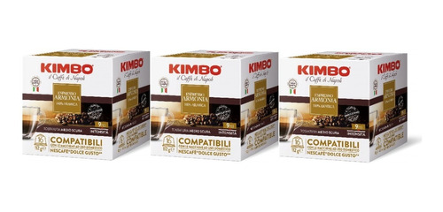 48 Cápsulas Café Kimbo Barista Dolce Gusto