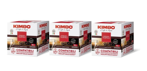 48 Cápsulas Kimbo Espresso Napoli Compatible Dolce Gusto