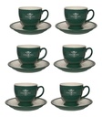 6 x Tazas Ahmad Tea Juego de tazas y platillos