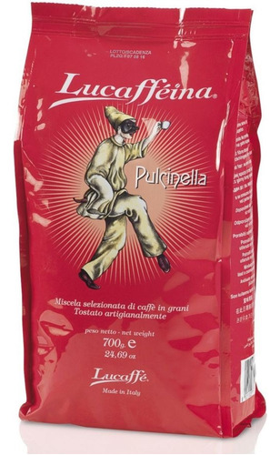 [CA0131] Café Grano Entero Lucaffé Pulcinella 700g