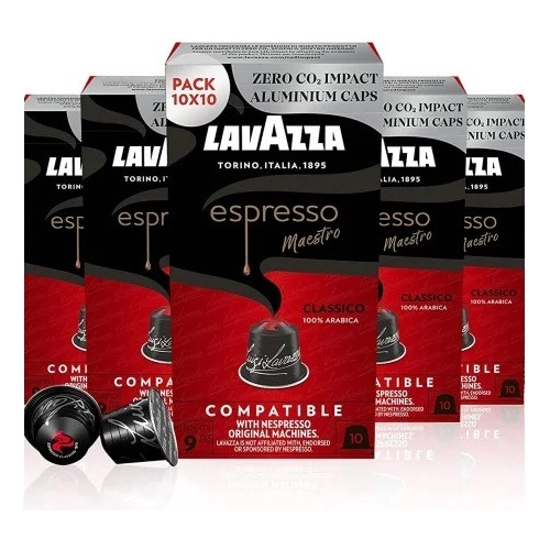 [CA0161] 50 Cápsulas Café Lavazza Maestro Classico Espresso Compatibl