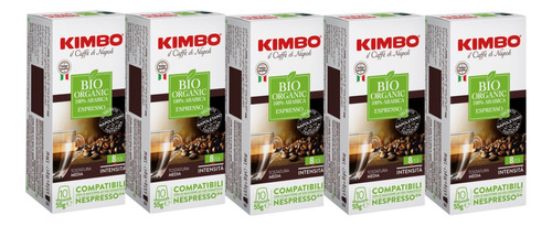 [CA0169] 50 Cápsulas Kimbo 100% Arábica Bio