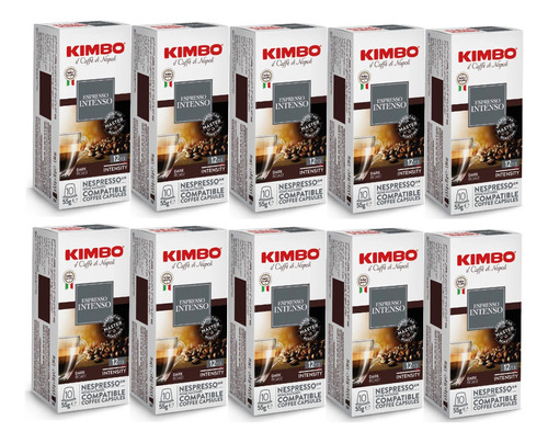 [CA0176] Pack 100 Cápsulas Kimbo Intenso Compatibles