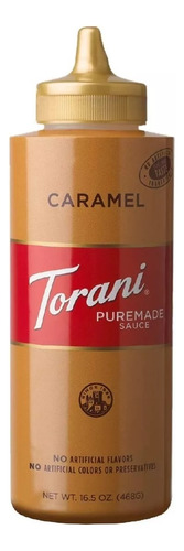 [CA0238] Salsa De Caramelo Torani Puremade 468gr Gourmet Premium