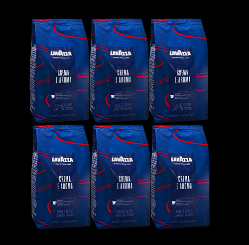 [CA0261] 6x Café Grano Lavazza Crema y Aroma