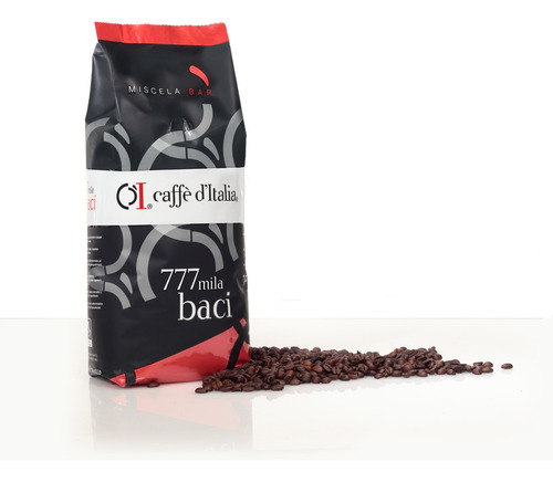 [CA0274] Café En Grano Caffe D'italia 777 Mila Baci 30% Arábica 1kg