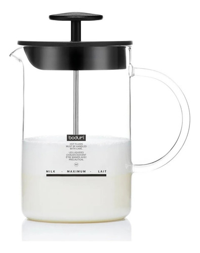 [TA0135] Batidor Espumador De Leche Bodum Latteo Vidrio Borosilicato