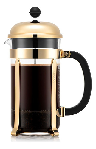 [TA0137] Cafetera Francesa Bodum Chambord Oro 1 Lt Borosilicato